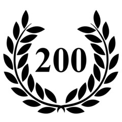 Obraz premium Lauriers 200 sur fond blanc