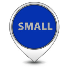 Small pointer icon on white background