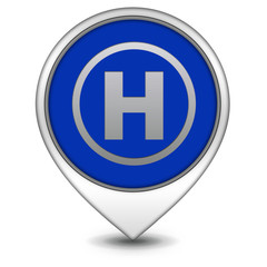 Obraz premium Emergency pointer icon on white background