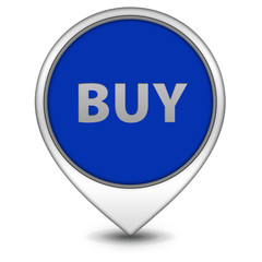 Buy pointer icon on white background