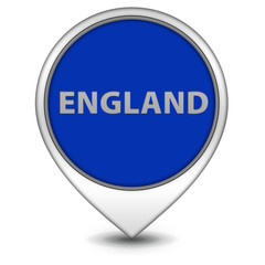 England pointer icon on white background