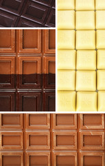 Chocolate collage