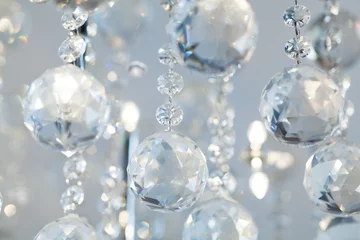 Fotobehang Lamp crystal light background © marilook