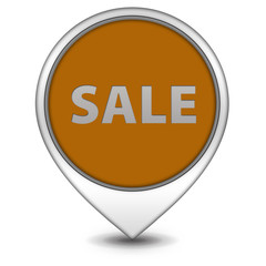 Fototapeta premium sale pointer icon on white background