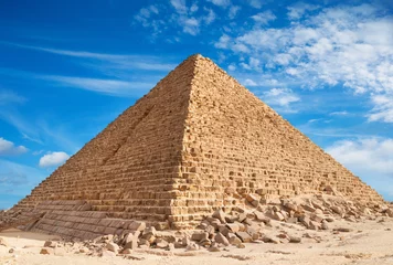 Keuken spatwand met foto Piramide van Khufu, Gizeh, Egypte © Cobalt