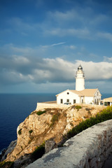 Fototapeta na wymiar Lighthouse Capdepera in Mallorca