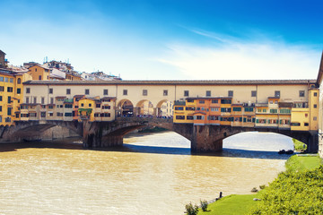 Naklejka premium Ponte Vecchio, Florence