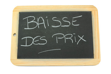 Fototapeta premium ardoise baisse des prix