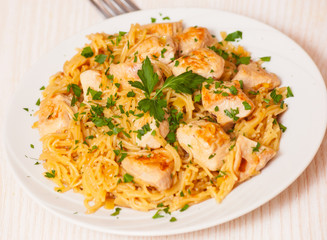 chicken breast with pasta