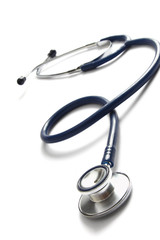 Closeup of a medical stethoscope
