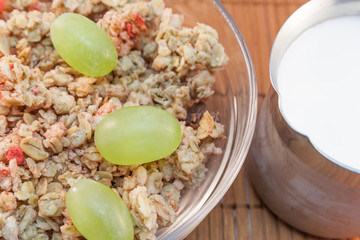 cereals with milk
