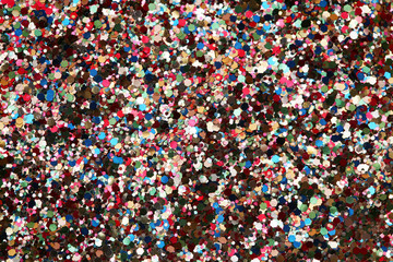 High resolution macro view of glitter background
