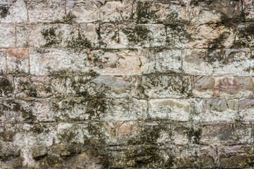 A grunge vintage stone wall