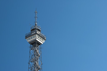 Fototapeta na wymiar Berlin Radio Tower (Funkturm) in Berlin Charlottenburg, Germany