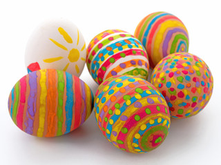 Kunterbunte Ostereier