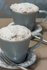 cupcakes in  coffee mugs