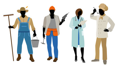 Four professions set