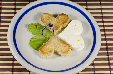 Just a little break of romance - breakfast with love