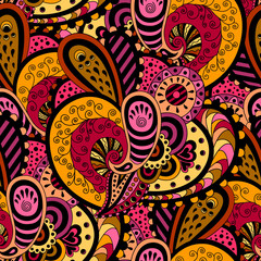 Orange-pink pattern.