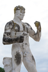Fototapeta premium statue of boxer