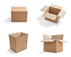 box package delivery cardboard carton