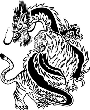 Tiger and dragon