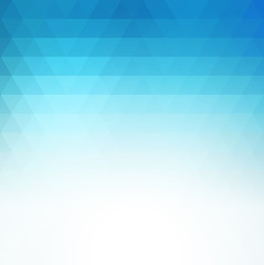 Abstract blue geometric technology background