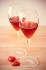 Love and wine: brindisi di san valentino