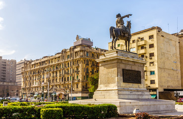 Statue of Ibrahim Pasha in Cairo - Egypt © Leonid Andronov