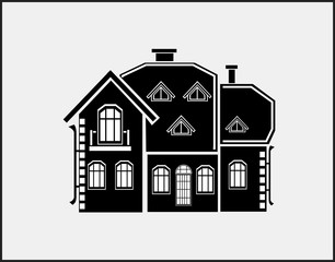 Vector private house