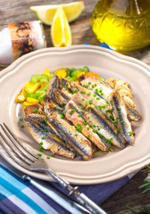 Grilled anchovy