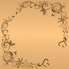 background with hearts