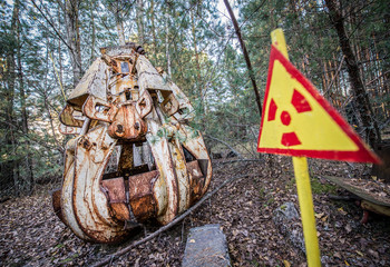 grapple in Pripyat ghost town, Chernobyl Zone of Alienation