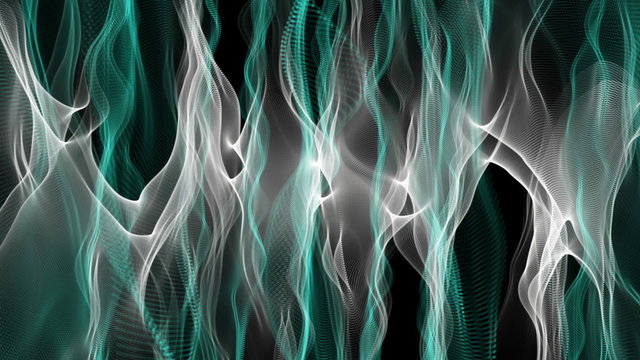 fantastic animation - wave object in motion &ndash; loop HD