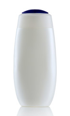 Cosmetic bottle isolated on white