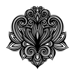 Vector Deco Abstract Symmetric Element. Design elements