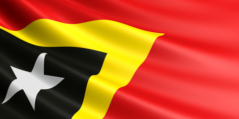 East Timor flag.
