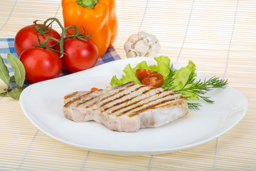 Grilled t-bone steak