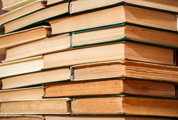 collection of old books