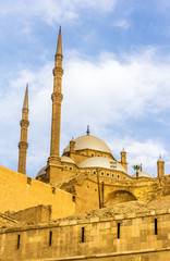 Fototapeta na wymiar The Mosque of Muhammad Ali in Cairo - Egypt