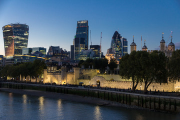 Fototapeta na wymiar London - The Old and the New