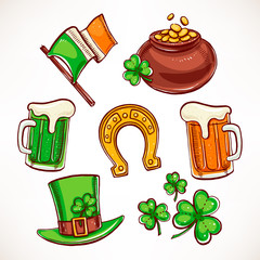 St. Patrick`s Day icon set