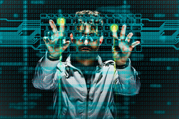 futuristic interface
