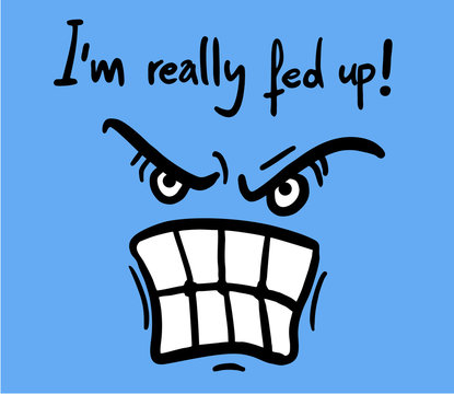 Angry face