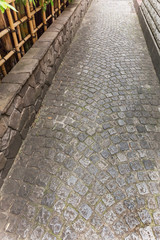 神楽坂　日本　石畳