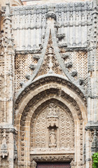 Fototapeta na wymiar Closeup of Church of San Miguel. Jerez de la Frontera
