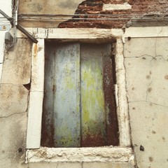vieja ventana en Cannaregio Venecia