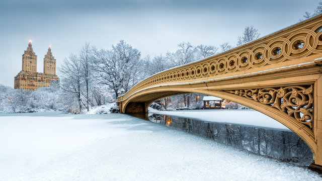 Fototapeta Bow Bridge w Central Parku w Nowym Jorku