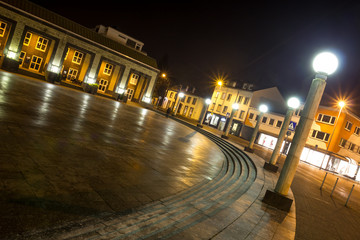 Fototapeta na wymiar palais trier gemany at night