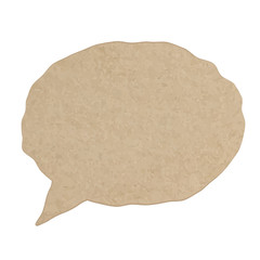 Blank empty white speech bubbles paper collection
